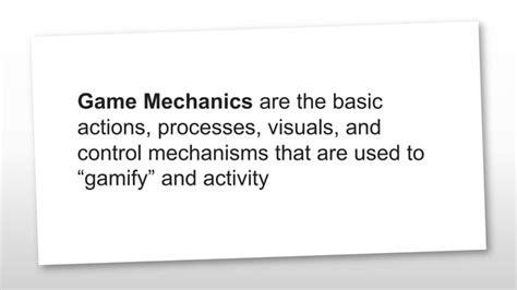 01 - Introduction to Game Mechanics | PDF