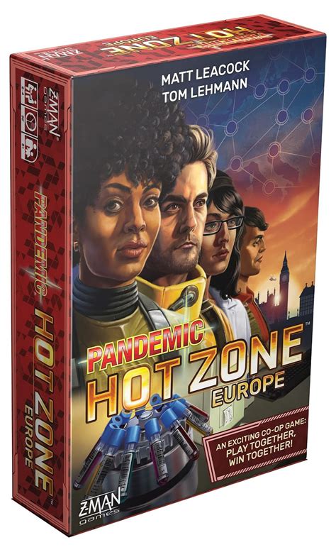 Amazon.com: Pandemic Hot Zone: Europe Board Game - Cooperative Disease ...