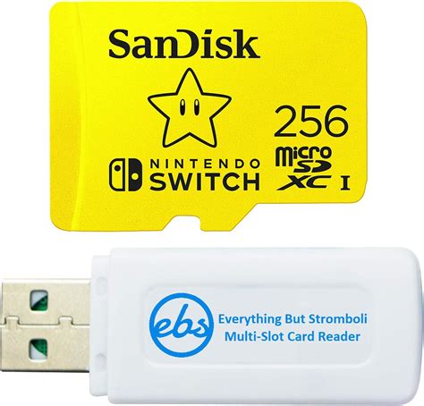 Amazon.com: SanDisk 256GB Nintendo Switch MicroSD Card/Memory Card for ...