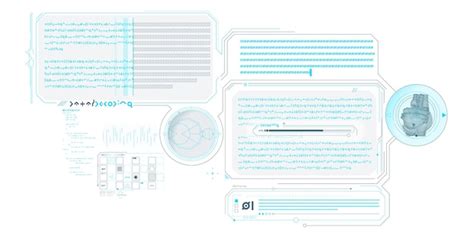 Premium Vector | Exploration interface by scifi infographics