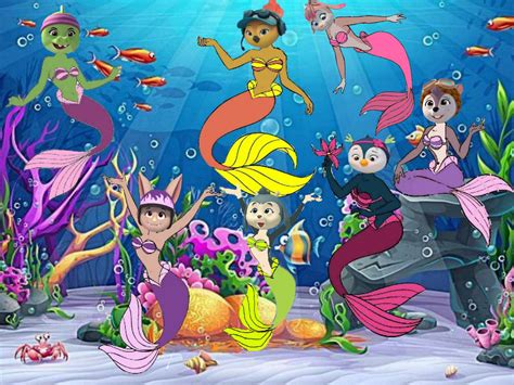 The Mermaids of big swirl island edit by Zodiacranger3 on DeviantArt