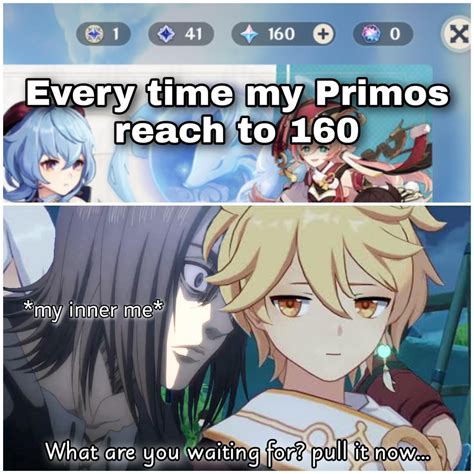 Gacha addiction : r/Genshin_Memepact