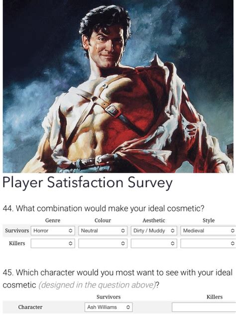 The Player Satisfaction Survey allows us to ask for what we REALLY want ...