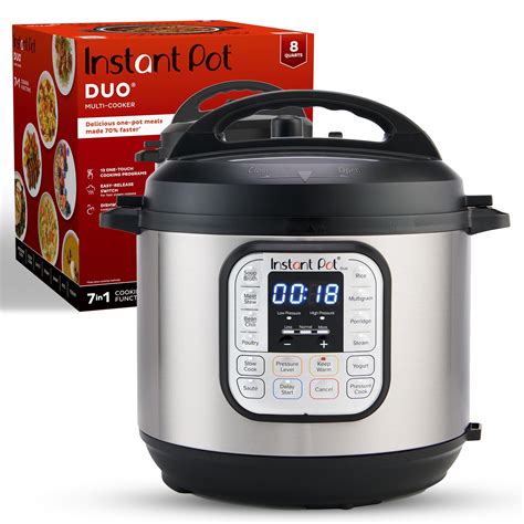 Instant Pot Duo 7-in-1 Electric Pressure Cooker, Slow Cooker, Rice ...