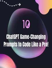 Game-Changing Prompts: Generate Code Snippets and Debug Like a | Course ...