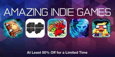 Apple highlighting indie game sales in featured App Store section