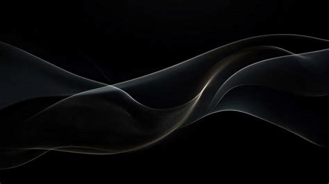 Download Smooth Black Light Waves On Dark Background Wallpaper ...
