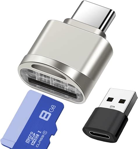 Lector de Tarjeta SD, uni 2-En-1 Adaptador Micro SD a USB 3.0, SD Card ...