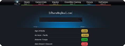 Is there any deal? - SteamUnpowered