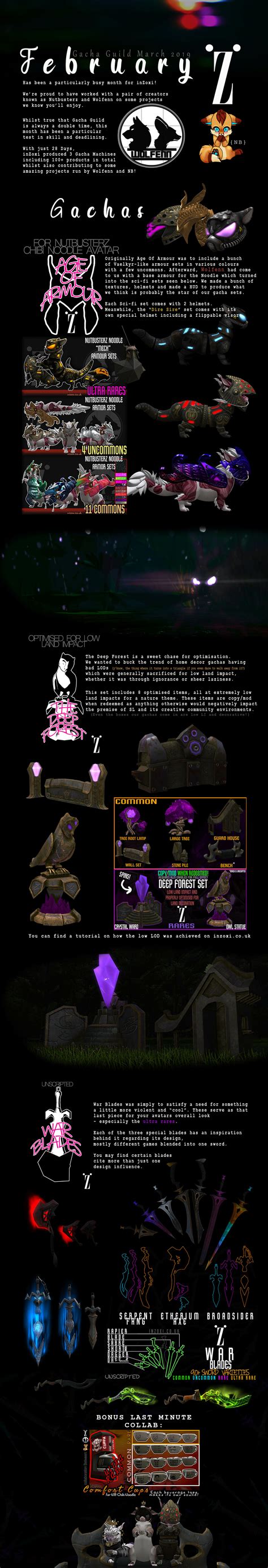 ArtStation - February in review: Gacha Guild Second Life