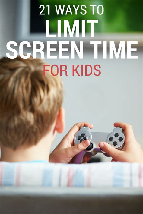 Managing screen time limits for kids without game-related arguments?
