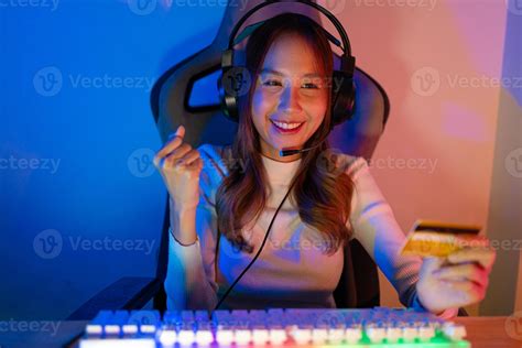 Top up online game with credit card concept. Gamer and E-Sport online ...