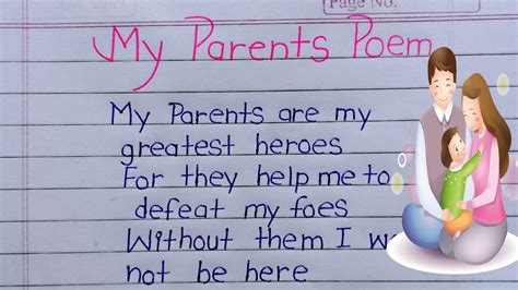 Touching Poems For Parents