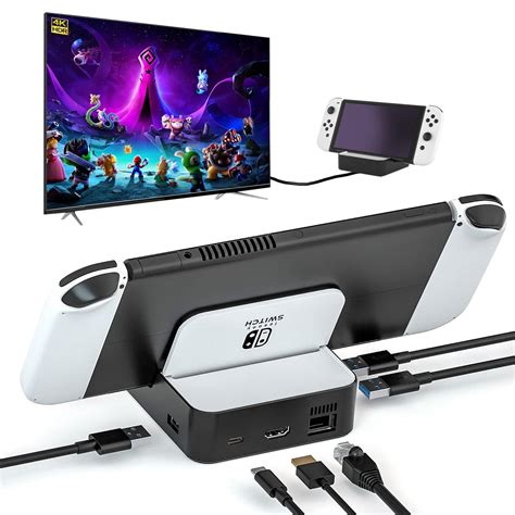 Amazon.com: TV Docking Station for Nintendo Switch/Nintendo Switch OLED ...