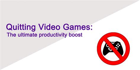Why I Quit Video Games and How You Can Too
