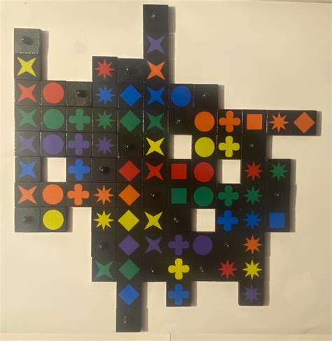Qwirkle Unplayable Space Tiles, Qwirkle Game Pieces, Qwirkle ...