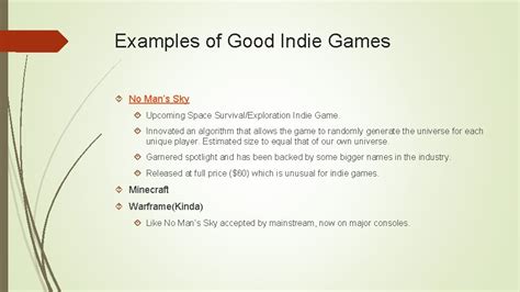 Indie Games By Justin Johnson What are Indie