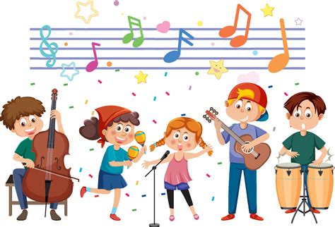 Playing Musical Instruments Clipart at Kenton Bridges blog