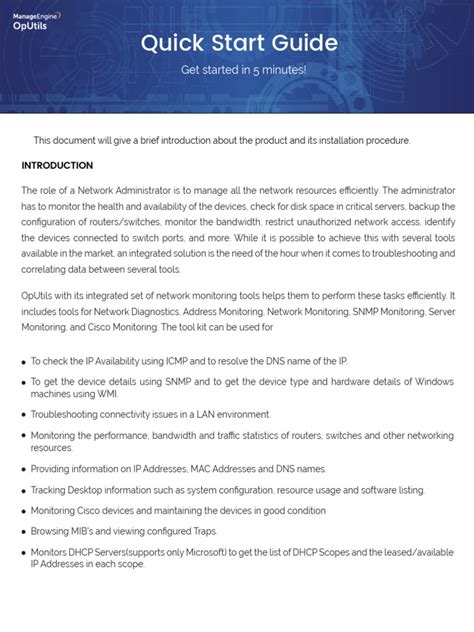 Quick Start Guide: Get Started in 5 Minutes! | PDF | Installation ...