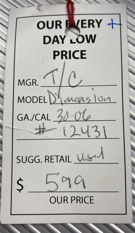 Thompson Center dimension 3006 | Gun Runners