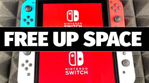How to free up Nintendo Switch storage for new games?