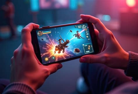 Immersive Mobile Gaming Experience In The Palm Of Your Hand | Premium ...