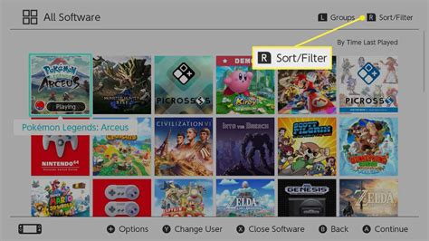 How to Organize Your Nintendo Switch Games Into Groups
