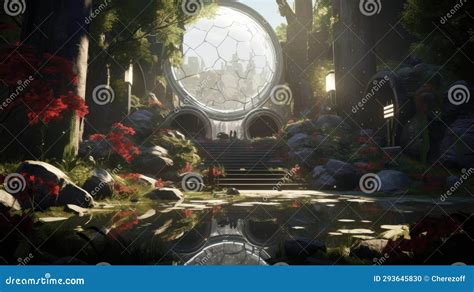 Location for a Modern AAA Game Stock Photo - Image of venue, game ...