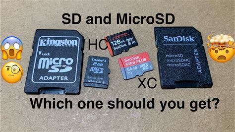 SD and MicroSD cards. Differences and how to decide which one to get ...