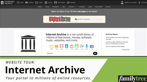 How to Use the Internet Archive for Genealogy - YouTube
