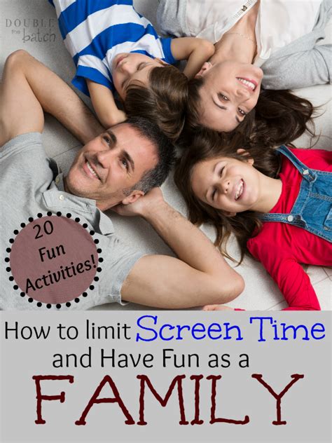 How to Limit Screen Time and Have Fun as a Family