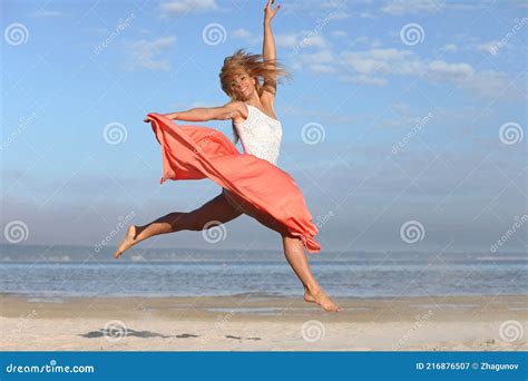 Beautiful Woman Enjoying Summer Outdoors Stock Image - Image of energy ...