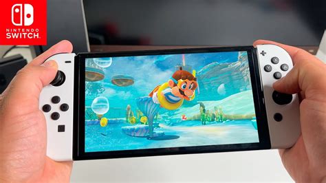 Super Mario Odyssey OLED Nintendo Switch Gameplay - YouTube