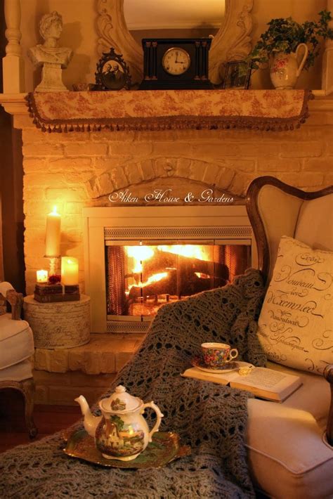 Aiken House & Gardens: Romantic Fireside Tea | Cozy house, Cozy ...