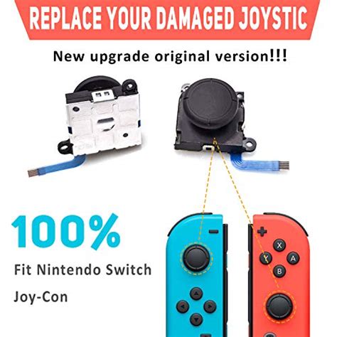 Joycon Joystick Replacement 2 Pack for Fix Drift Nintendo Switch Joy ...