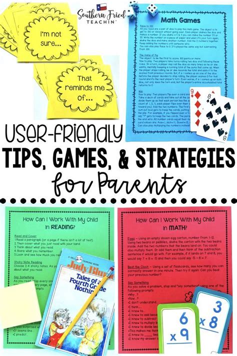 Parent Tips, Games, &amp; Handouts | Parenting skills, Parents conferences ...