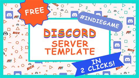 Indie Game Discord Server Template by KrisWB