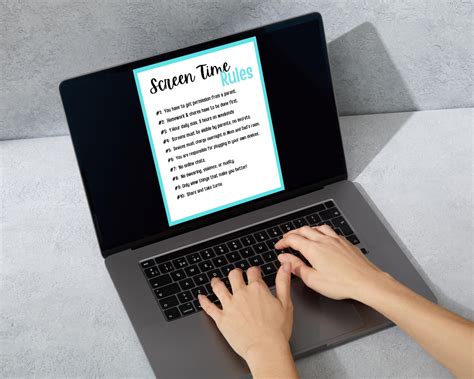 Family Rules for Screen Time. Guidelines for Kids and Teens for Online ...