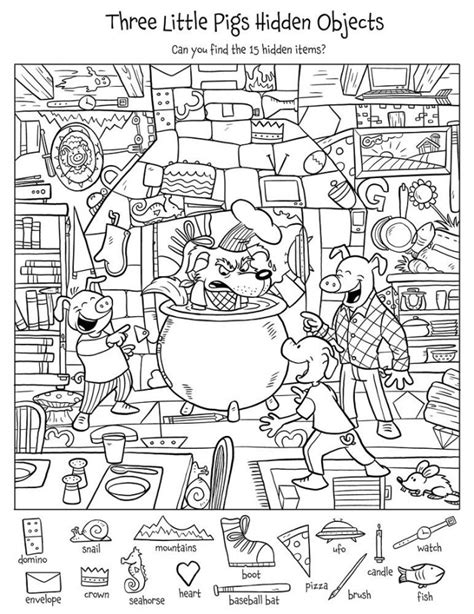 free printable hidden picture puzzles for kids - hidden pictures ...