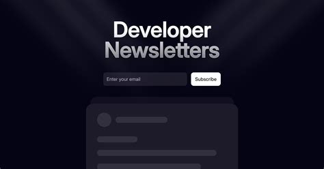 Top 21 Developer Newsletters to Subscribe To in 2025 — SitePoint