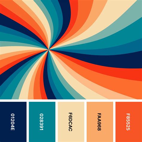31 Retro Color Palettes for Throwback Designs | Color Meanings