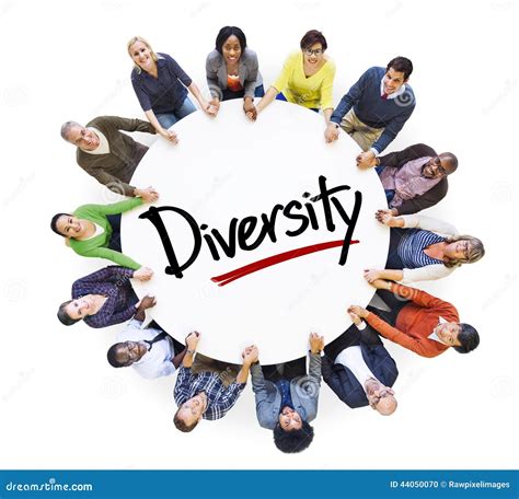 Diverse People in a Circle with Diversity Concept Stock Photo - Image ...