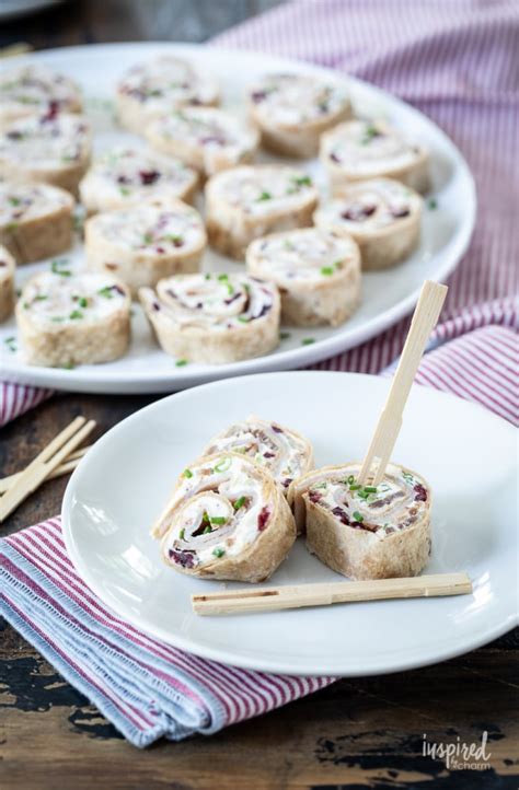 Turkey Bacon Cranberry Roll-Ups - easy flavorful appetizer recipe