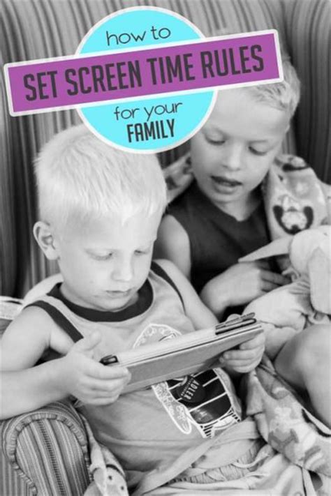 Managing Screen Time Rules for Kids + Free Guide | Hands On As We Grow®