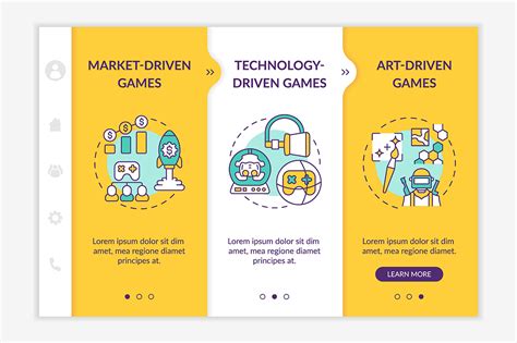 Video Games Types Onboarding Template Graphic by bsd studio · Creative ...