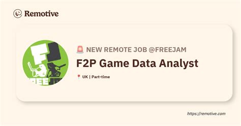 [Hiring] F2P Game Data Analyst @Freejam