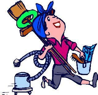Cleaning Lady Cartoon - Cliparts.co