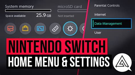 Nintendo Switch | Home Menu &amp; Settings in Depth UI Walkthrough - YouTube