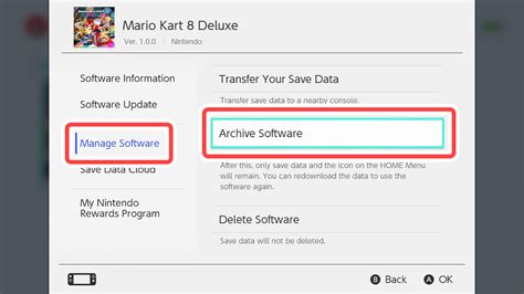 Data management | Nintendo Switch Support | Nintendo