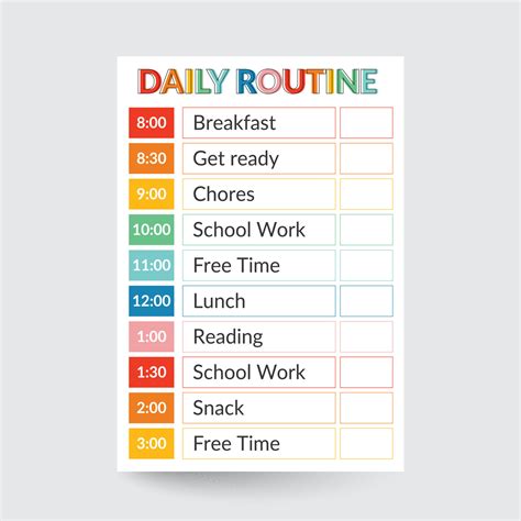 Kids Routine Chart,Daily Routine,Morning Routine,Kids Routine Chart ...
